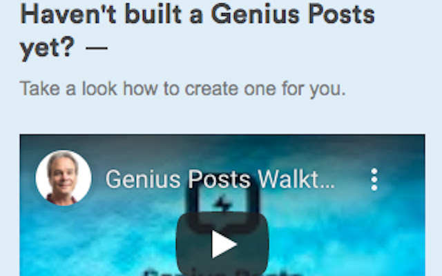 Genius Posts Preview image 2