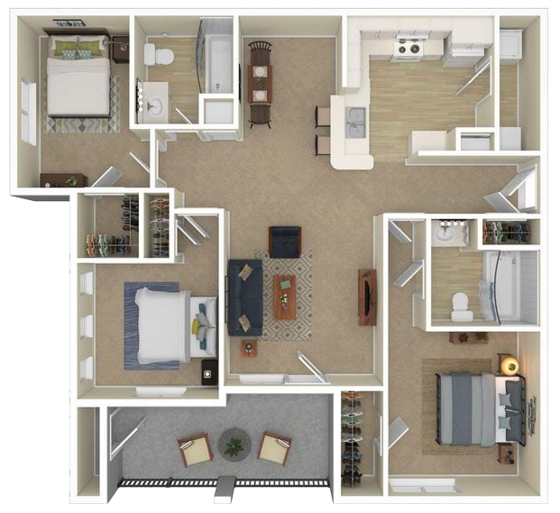 Homestead Floorplan Diagram