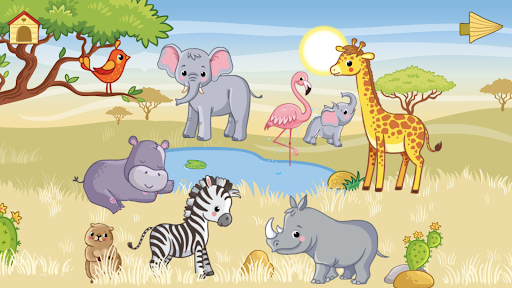 Screenshot Baby animal games: fun puzzle!