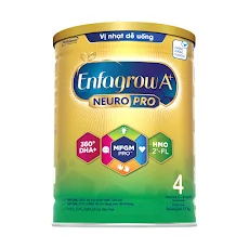 Sữa bột  Enfagrow A+ Neuropro 4 với 2’- FL HMO cho trẻ từ 2 - 6 tuổi 1700G