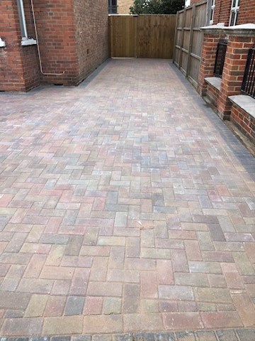 Autumn gold Block Paving