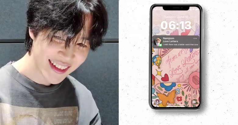 BTS's Jimin Reacts To ARMY-Made Song "Love Letters" During Weverse Live - Koreaboo