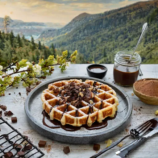 Mocha Brownie Waffle