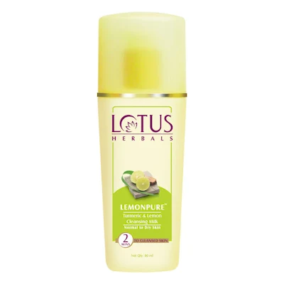 Lotus Herbals Lemonpure Turmeric & Lemon Cleansing Milk - 80 ml