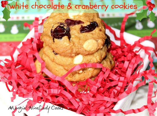 White Chocolate Chip & Cranberry Cookies