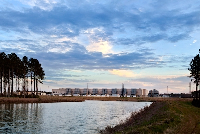 De omgeving van het datacenter in Berkeley County