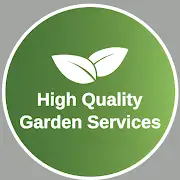 High Quality Garden Services Logo