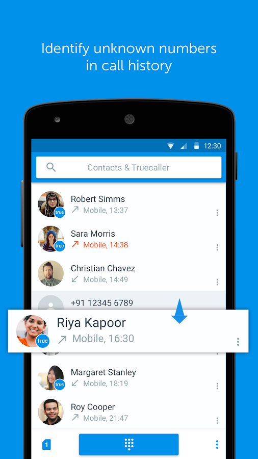    Truedialer - Phone & Contacts- screenshot  