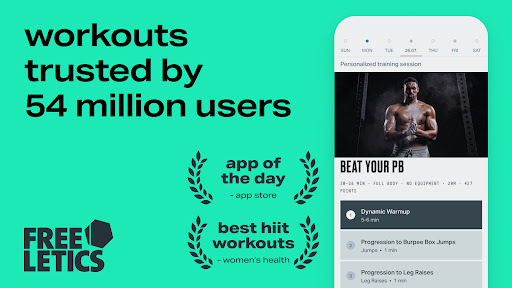 Screenshot Freeletics: Fitness Workouts