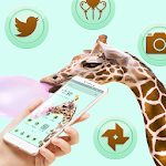 Cover Image of Tải xuống Cute Giraffe Balloon Theme 1.1.2 APK