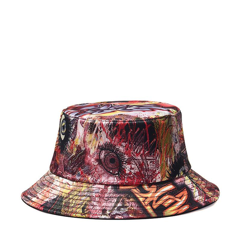 Title 11, Vissershoed met graffitiprint, hiphopschijfhoed