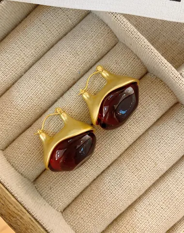 Boucles d'oreilles clip françaises - 3