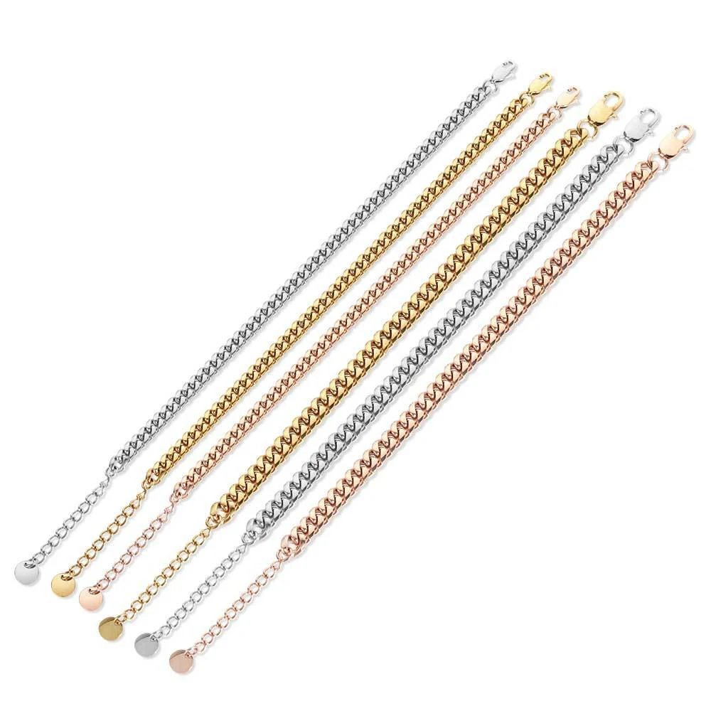Title 8, Bracelet de cheville tendance en acier inoxydab...