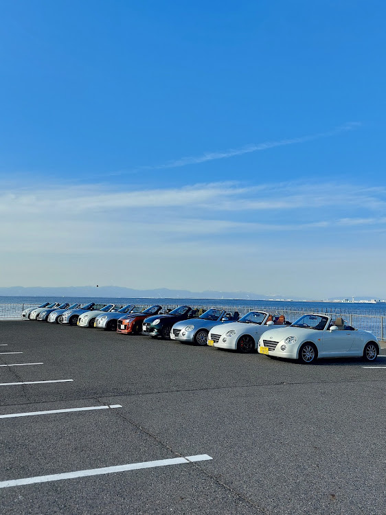 コペンのコペン880・コペン好きな人と繋がりたい・ツーリング楽しいわ🎵・奥田海岸北駐車場ショットに関するカスタム事例の投稿画像2枚目