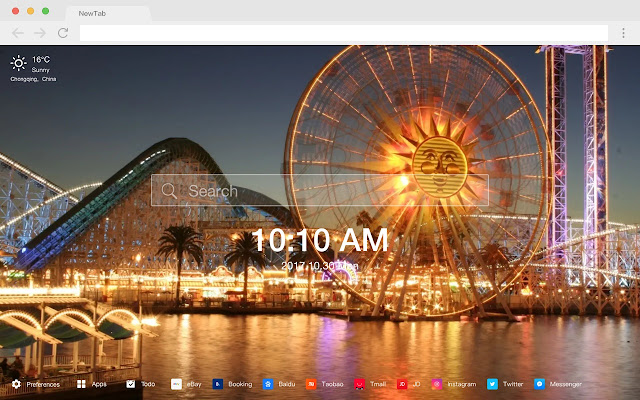 Ferris Wheel New Tab Page Top Wallpapers