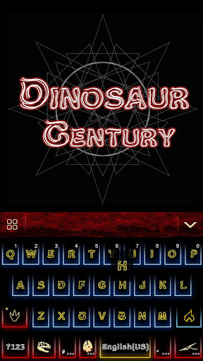 Dinosaur Keyboard Theme