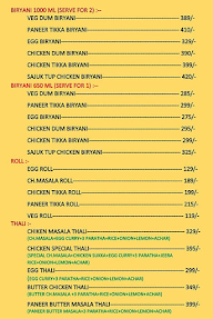 Fauji Food Center menu 1