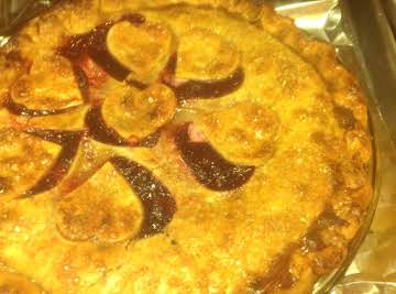 Deep Dish Cranberry Cherry Pie