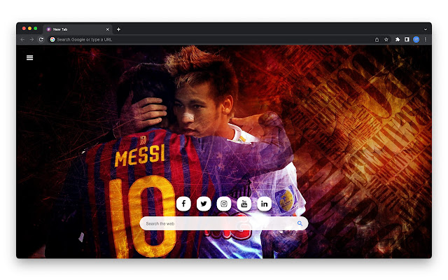 Neymar Wallpaper HD New Tab