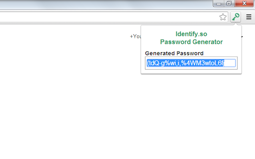 Identify.so Password Generator