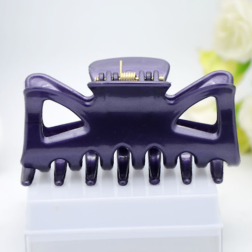 Title 2, Vintage 7CM Wide Dark Plastic Hairpin Secure an...