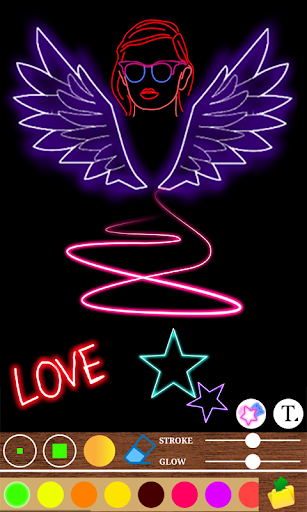 Magic Slate - Neon Effects