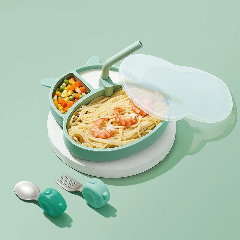Baby Dinner Plate Suction Cup Infant And Children Silicone