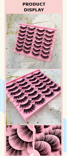 Title 5, False Eyelashes 14 Pairs Natural Simulation Thi...