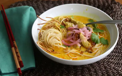 Veg Khao Suey Noodle Soup