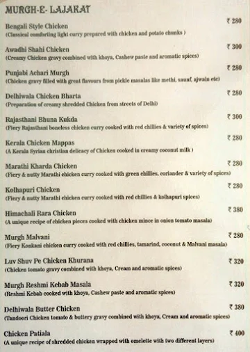 Curry Nation menu 