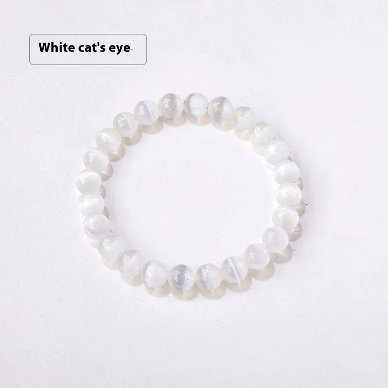 8mm Doğal Kristal Taş Boncuklu Bileklik. İyi oluşu, şifayı ve dengeyi teşvik eder. Uyum ve huzur için ideal bir hediye.