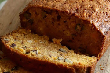 Southern Sweet Potato Quick Bread with Pecans