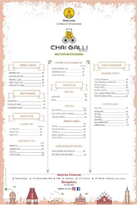 Chai Galli menu 3