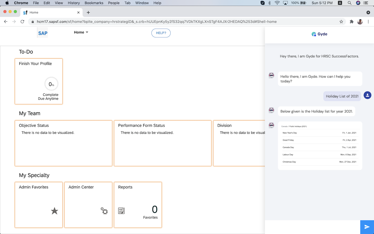 Gyde for HRSC SuccessFactors Preview image 1