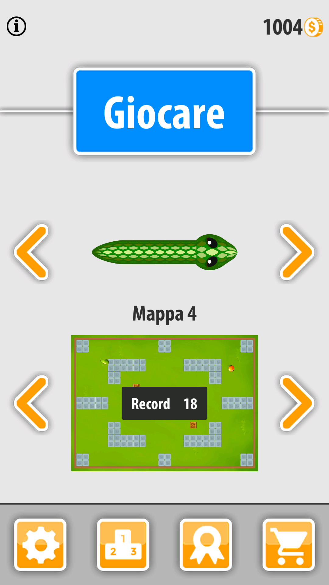 Android application Snake Game: Three Kings screenshort