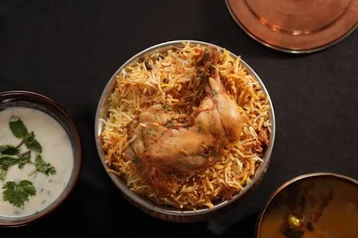 Chicken Biryani with Raita