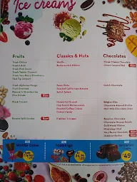 Baskin Robbins menu 2