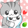 GO Keyboard Puff Cocoa Sticker icon