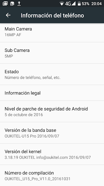 [REVIEW] Oukitel U15 Pro - MTK6753 | 3-32GB | Lector huellas | Led de notificaciones