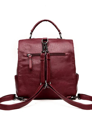 Sac à dos polyvalent en cuir PU sou - 2