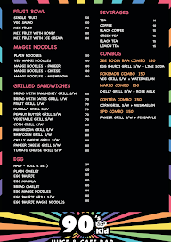 90's Kid Juice & Cafe Bar menu 2