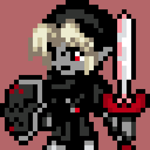 Pixel art of link/dark link!