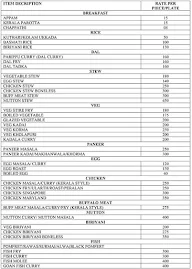 Classic Dishes menu 1