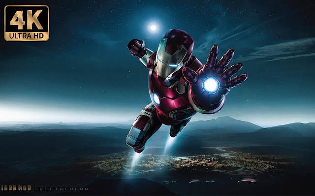 Ironman New Tab Wallpaper