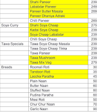 The Urban Dhaba menu 2