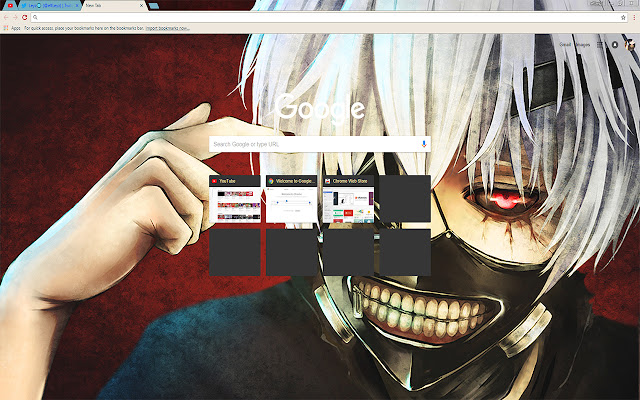 Fan-ART Ken Kaneki | Anime TOKYO GHOUL 2018 chrome extension