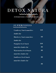 Detox Natura menu 2