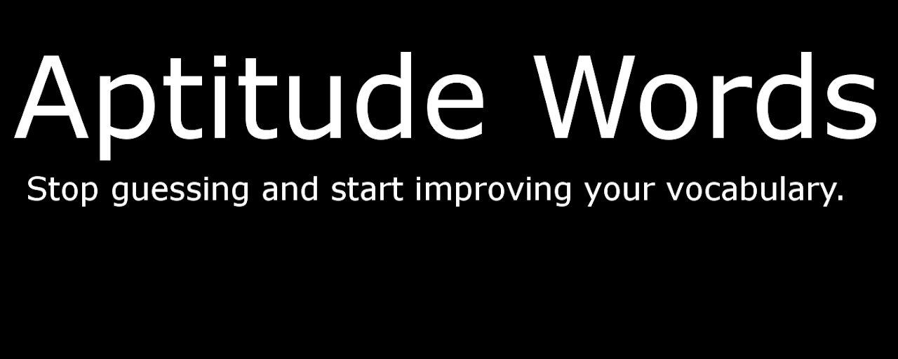 Aptitude-Words Preview image 2