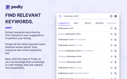 Podly - AI Toolset for Merch By Amazon