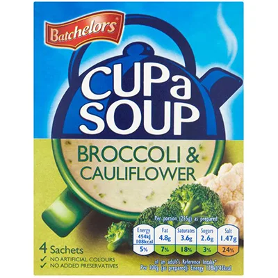 Bachelor'S Cup A Soup Creamy Cauliflower & Broccoli 98 Gm